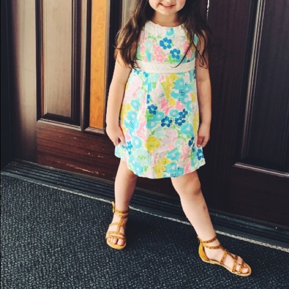 VGUC SPRING FLING LILLY PULITZER GIRL SHIFT DRESS